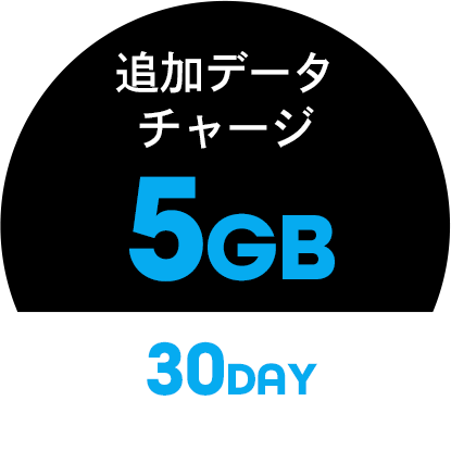 追加データ5GB/30day 商品画像
